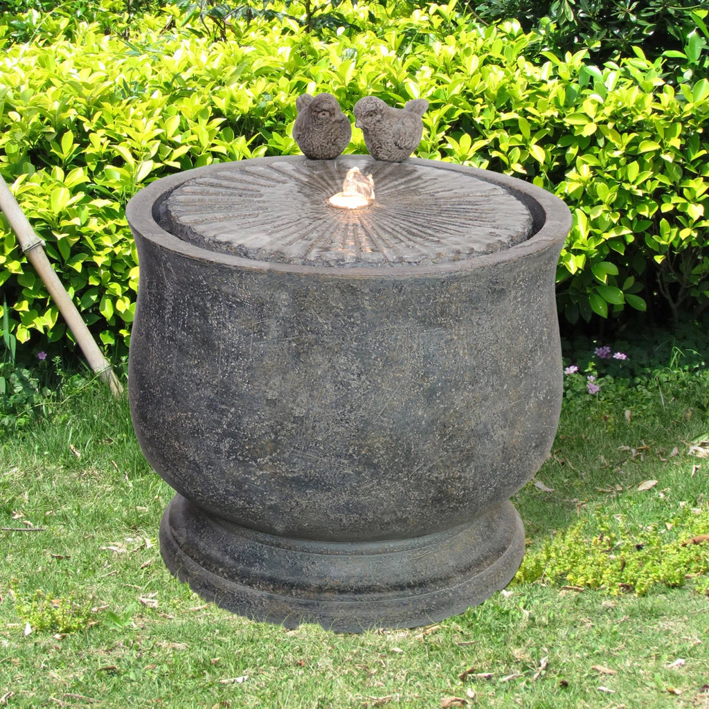 Polynesian Fountain Sparrow with Lights