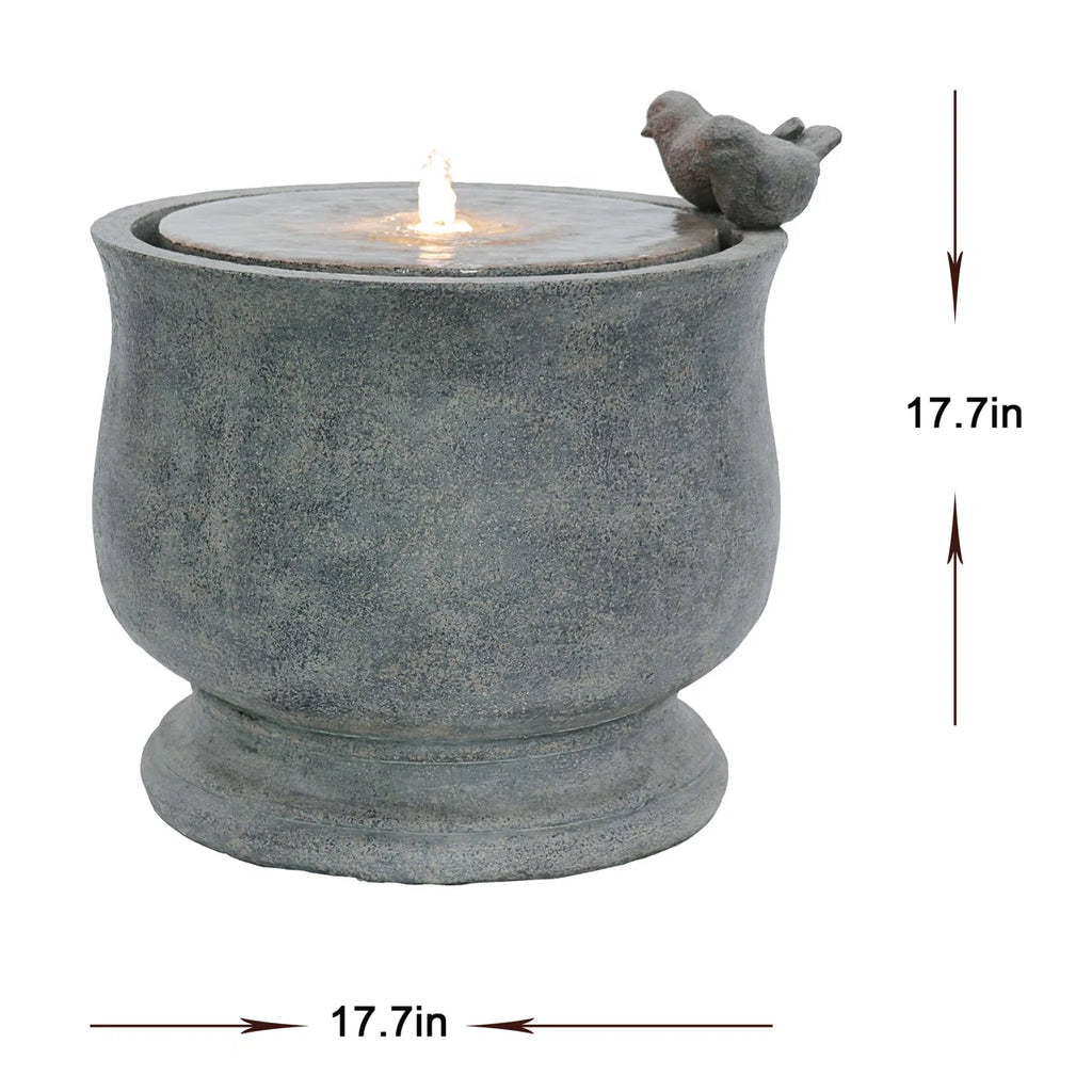 Polynesian Fountain Sparrow with Lights