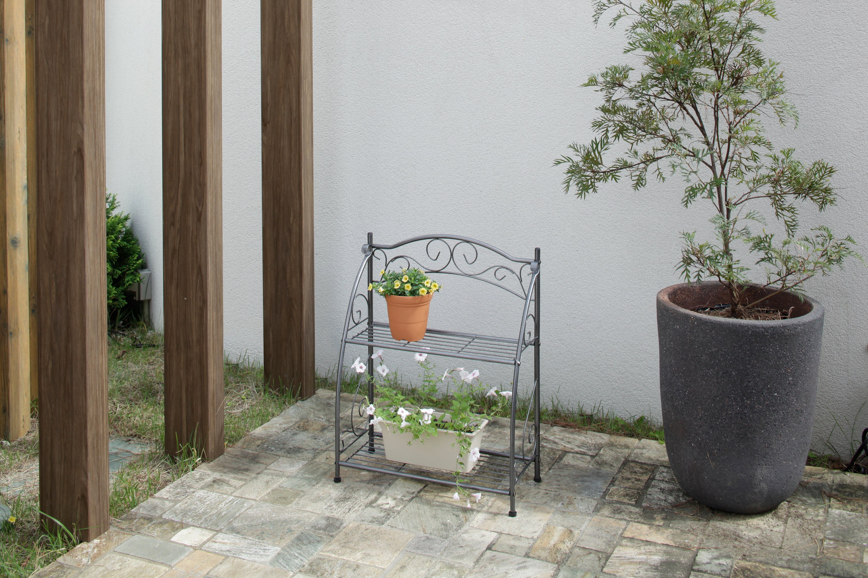 Plant Stand 2 Shelf