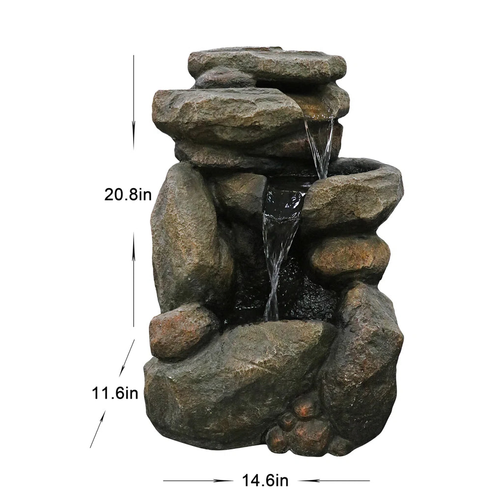 Polynesian Fountain Rock Fall
