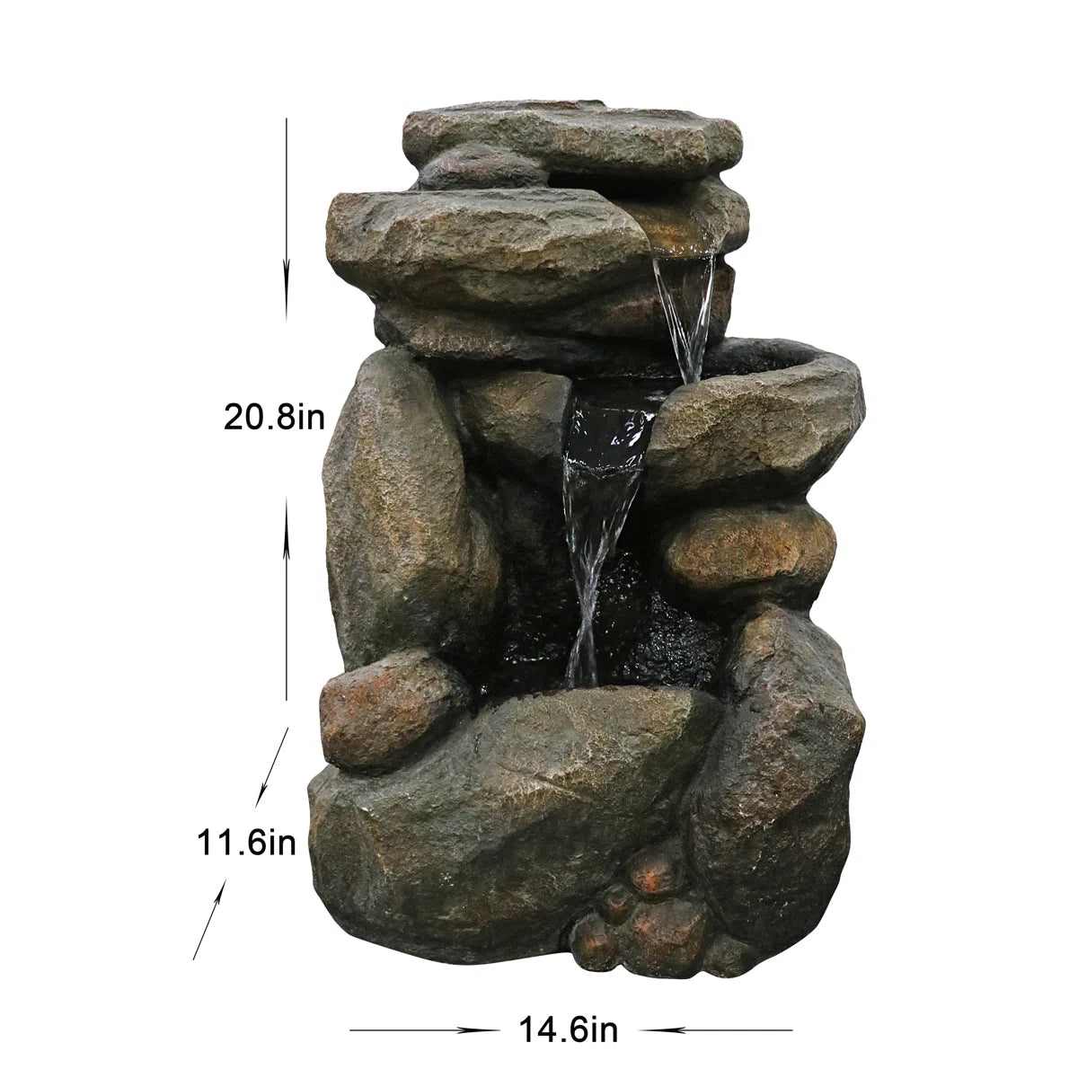 Polynesian Fountain Rock Fall
