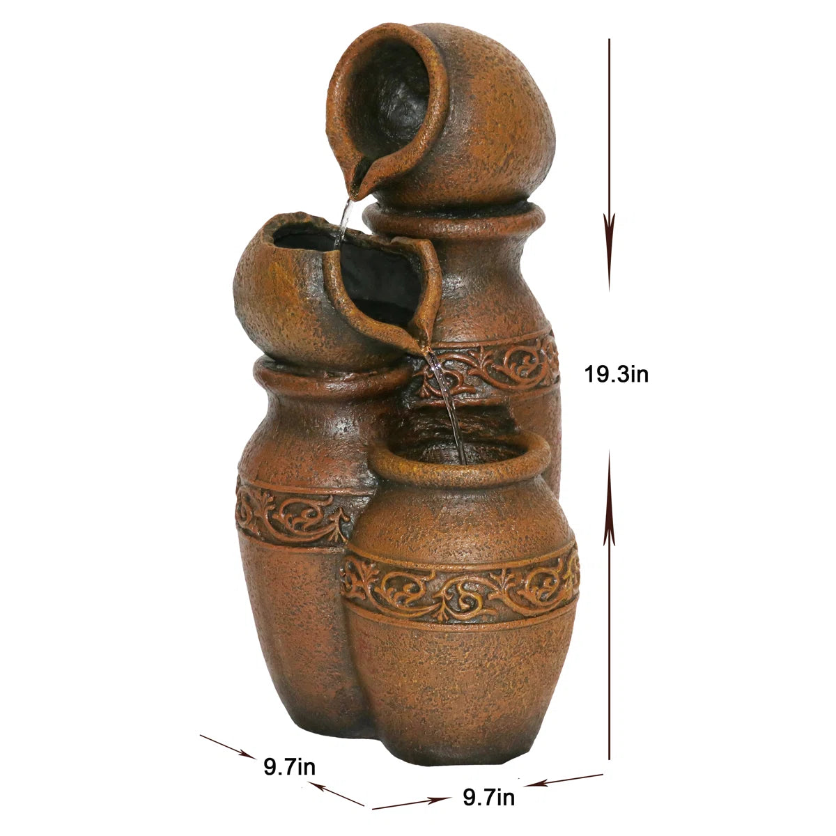 Polynesian Fountain Pottery World