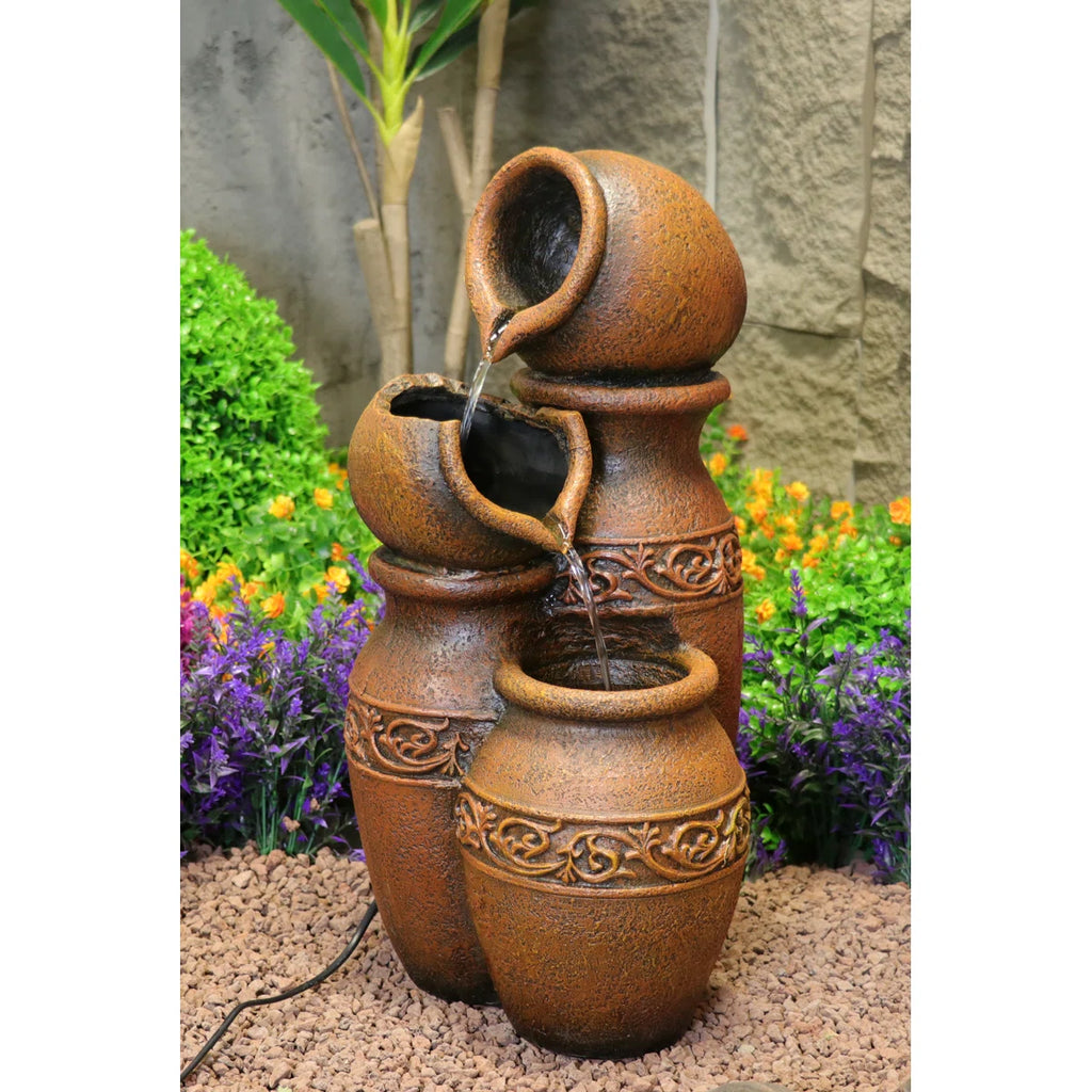 Polynesian Fountain Pottery World