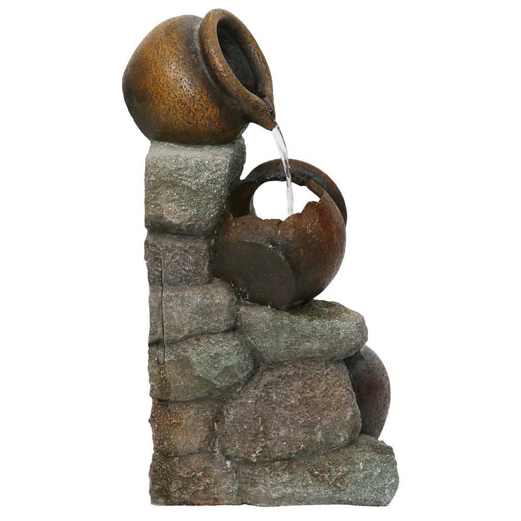 Polynesian Fountain Flower Pot