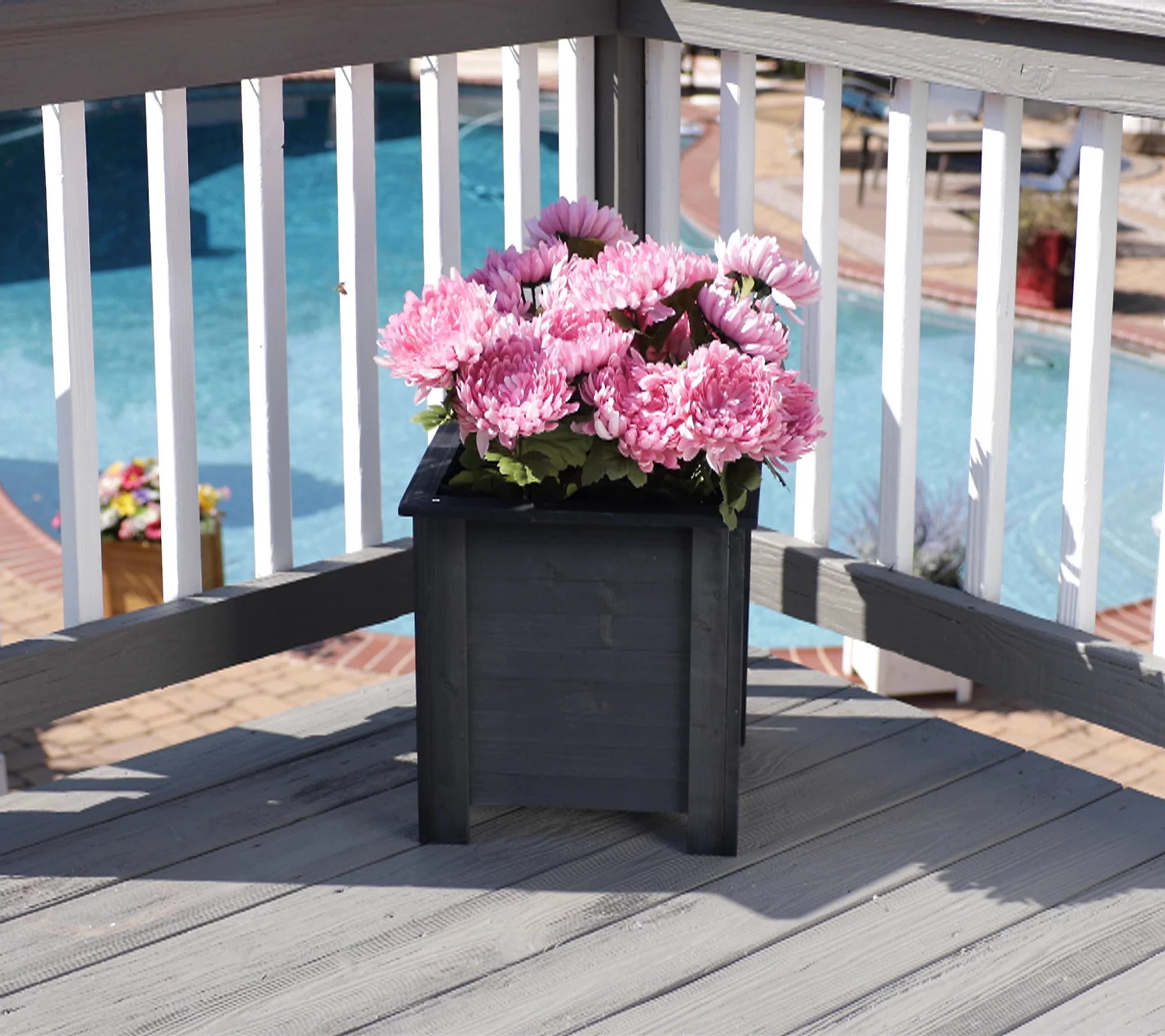 Wooden Square Box Planter