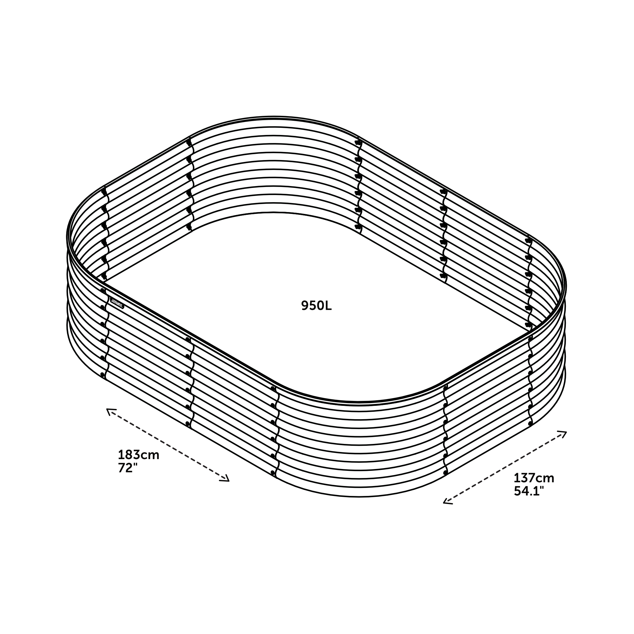 VegTub 6-in-1 Modular Bed